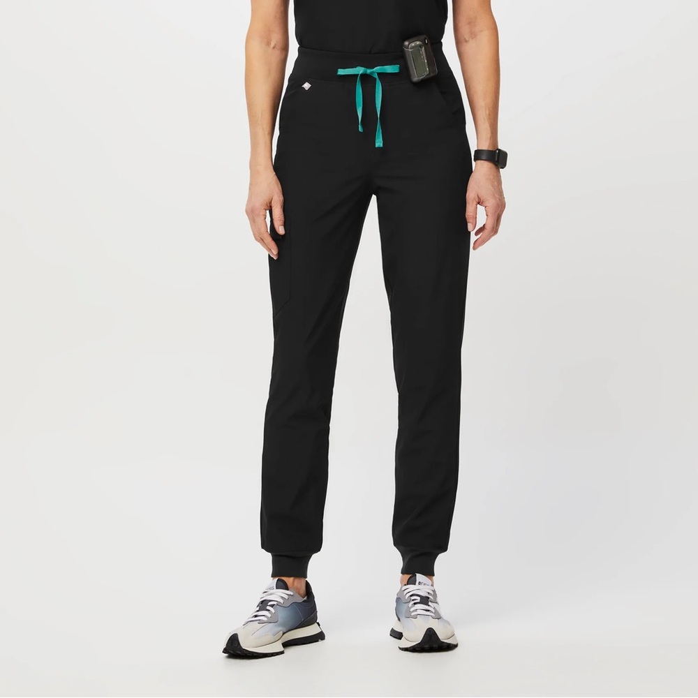 Figs Black Jogger Scrub Pants